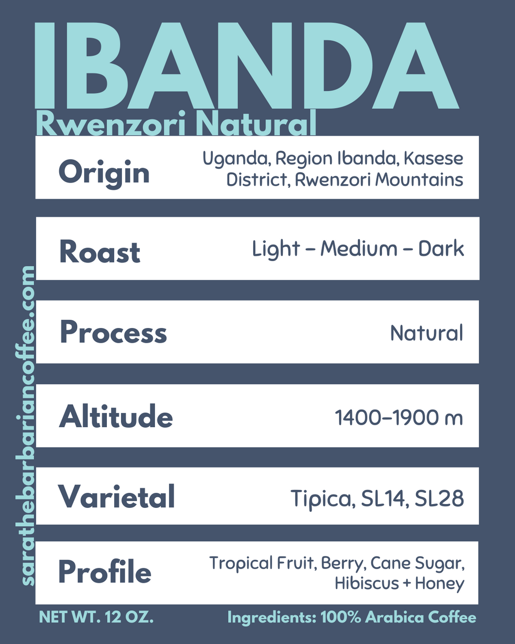 Ibanda Rwenzori Natural - Fresh Crop